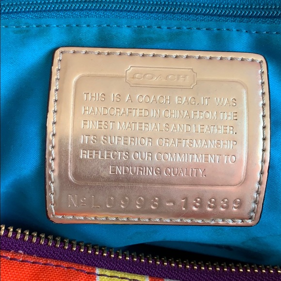 2009 Coach Poppy Large Handbag.(AUTHENTIC) - Picture 3 of 3